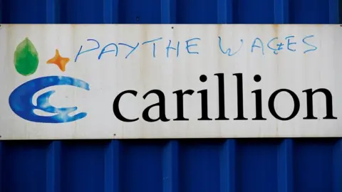 Reuters Graffiti at Carillion's Royal Liverpool site