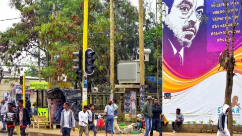 Getty Images A picture taken on July 6, 2019, shows a view of Mekelle, the capital of Tigray Region, Ethiopia.