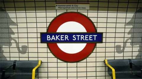 BBC Baker Street Tube station platform