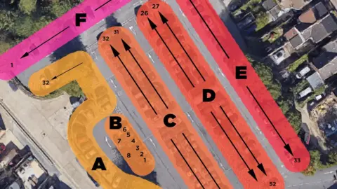 Gareth Wild/Google Maps Google Map with