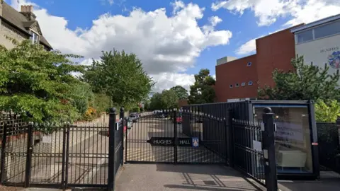 Google Hughes Hall entrance