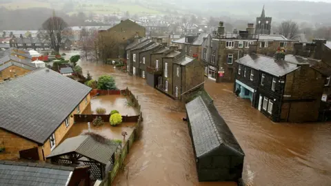 Getty Images Mytholmroyd floods