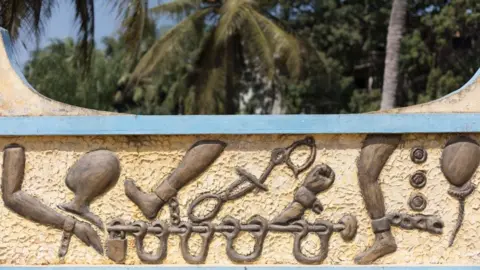 Getty Images Slave trade monument in Benin, West Africa