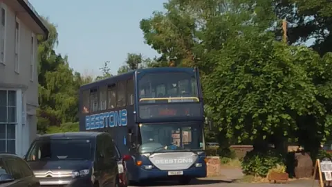 Paula Oldham A Beestons Bus in Suffolk