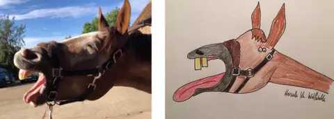 Hercule Van Wolfwinkle Horse portrait