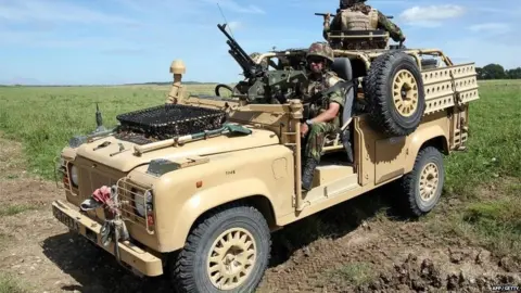 AFP/Getty Exercise on Salisbury Plain