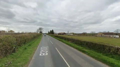 Google Melksham Road in Holt