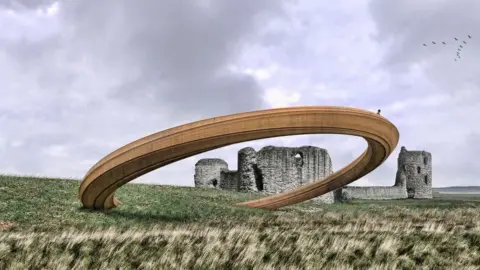 BBC Artist impression of the Iron Ring Design