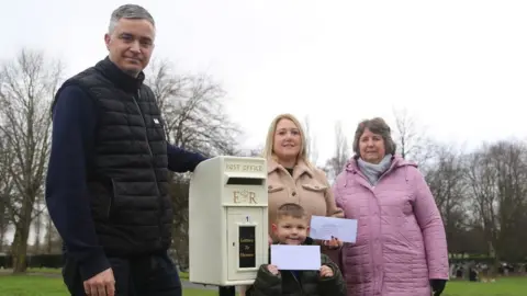 Chesterfield Borough Council White letterbox
