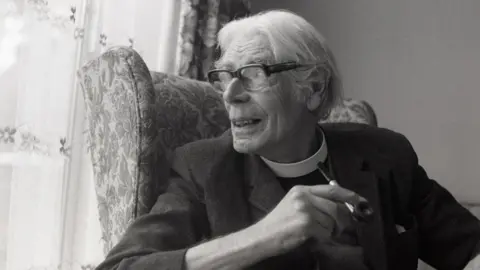 Awdry family Wilbert at his home in Rodborough Avenue in Stroud.