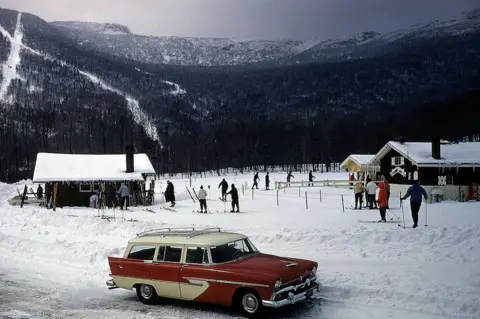 Getty Images Stowe, Vermont, circa March 1956 (FILE)