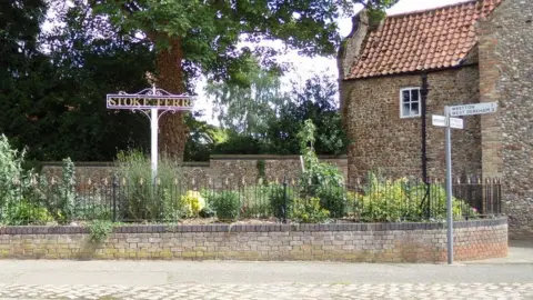 Geographer Stoke Ferry sign