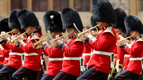 PA Media The event at Windsor Castle replaces the ceremony normally staged in central London