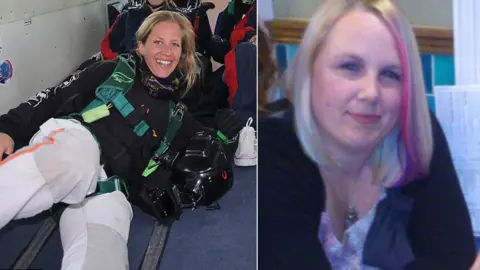 Trevor Davies (left photo) / Twitter Stefanie Goller and Carly Cilliers