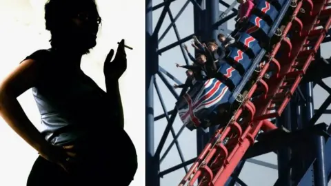 Blackpool Pleasure Beach offer for smoking mums to be