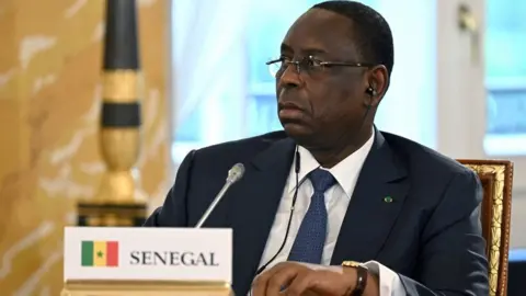 Reuters Senegalese President Macky Sall. Photo: June 2023