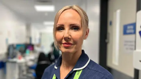 Vicky Fensome, director of nursing at the Queen's Medical Centre. 