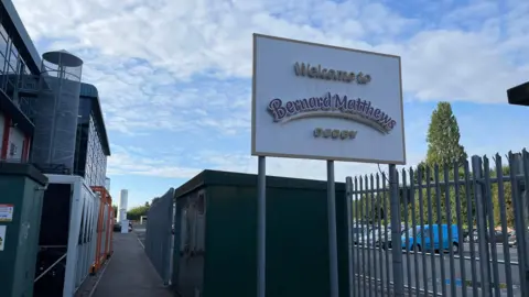 The Bernard Matthews factory on Shaftesbury Street South in Derby