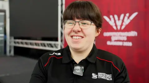 Chloe Morgan smiling