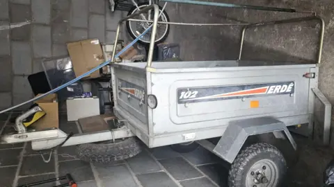 Trailer that stowaway hid in