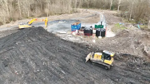 Waste clearance continues at Hoads Wood 