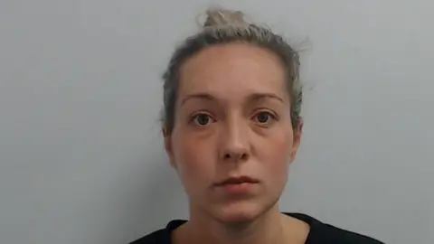 Greater Manchester Police mugshot of Rebecca Joynes 
