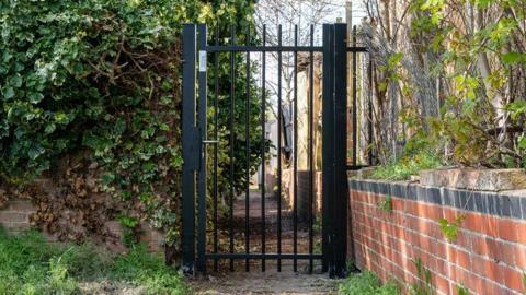 Gate on the Queensway estate in Wellingborough