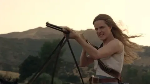 HBO Rachel Evan Wood in Westworld