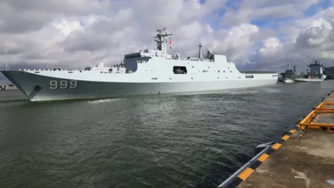 AFP China navy ship