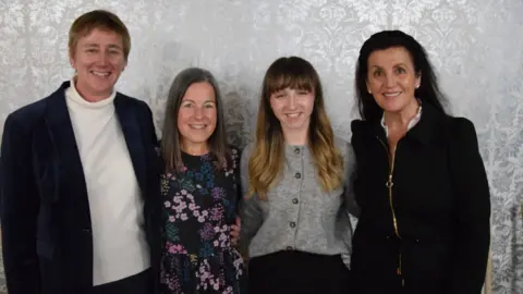 Suffolk Libraries Four women at a menopause event in Suffolk