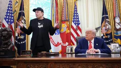 Getty Images Trump and Musk in the Oval Office