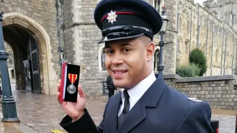 West Midlands Fire Service Crew Commander Dave Pitt