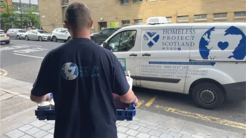 Homeless Project Scotland Homeless Project Scotland refrigerated van