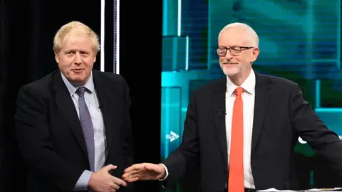 Getty Images Boris Johnson and Jeremy Corbyn