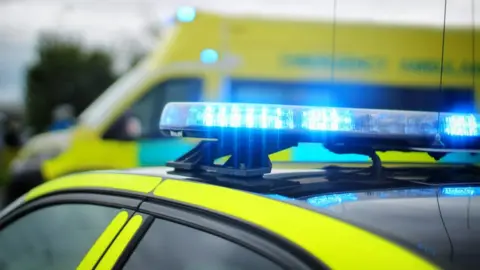 Stock image of a police vehicle