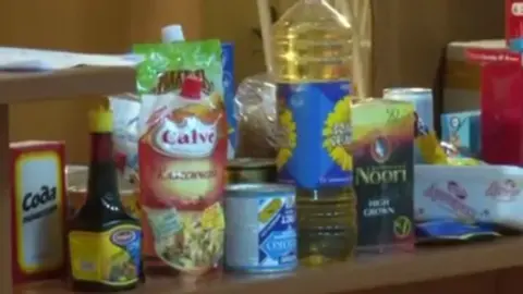 Sakha TV Foodstuffs stored in a Siberian time capsule, to be opened in 2067