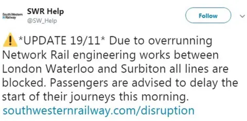 South Western Railway South Western Railway tweet