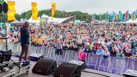 Jody Hartley Prof Jim Al-Khalili at Bluedot