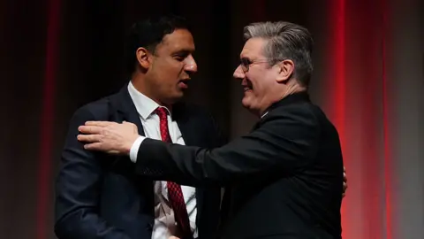 PA Media Anas Sarwar and Sir Keir Starmer