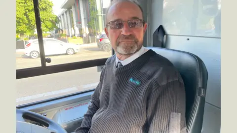 Sam Read/BBC Arriva bus driver