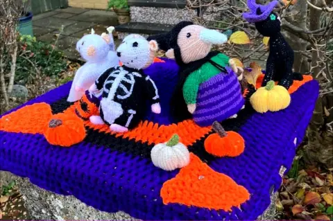 David Lonsdale Knitted Halloween decoration