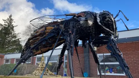 BBC Bee sculpture