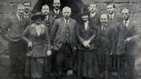 Culture Coventry Trust/Coventry Archives Alice Arnold (left) pictured with Coventry's Labour group and fellow councillor Ellen Hughes