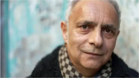 Hanif Kureishi pictured before his accident