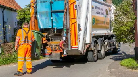 Bin collection in Sussex