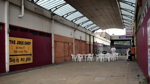 Getty Images Derelict seaside arcade in Margate in 2011