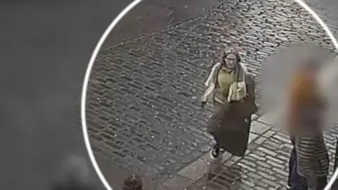 Police release footage of Gaynor Lord’s last known movements as part of an appeal for information.