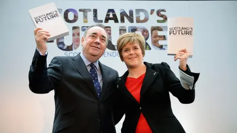 Getty Images Alex Salmond and Nicola Sturgeon