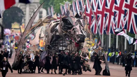 Getty Images The hatchling dragon puppet