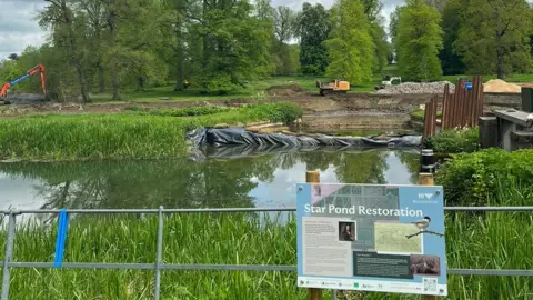 Boughton Estate Star Pond currently under development in Northamptonshire